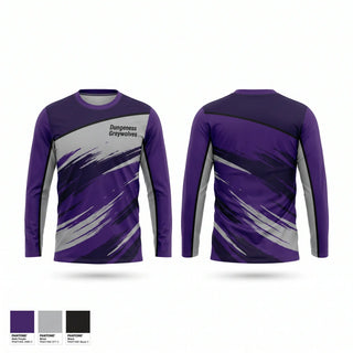Long Sleeve Performance Shirt, Dungeness Greywolves, Baseball, Teamtime, Team time, sublimation, custom sports apparel, team uniforms, spirit wear, spiritwear, sports uniforms, custom shirts, team store, custom team store, fundraiser sports, apparel fundraiser