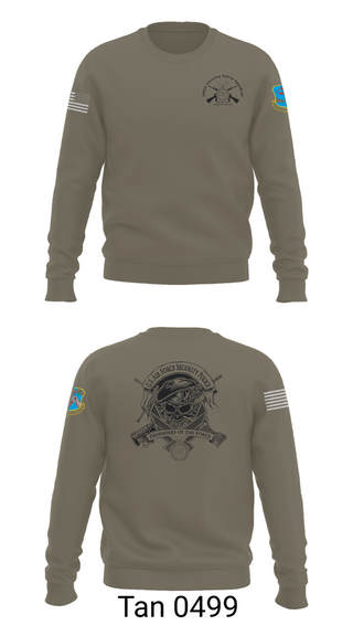 Crew Neck Sweatshirt, 380th Security Police Squadron, , Teamtime, Team time, sublimation, custom sports apparel, team uniforms, spirit wear, spiritwear, sports uniforms, custom shirts, team store, custom team store, fundraiser sports, apparel fundraiser