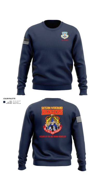 3d Combat Communications Group Crew Neck Sweatshirt - 10