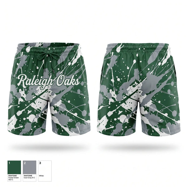 Athletic Shorts With Pockets, Raleigh Oaks, Baseball, Teamtime, Team time, sublimation, custom sports apparel, team uniforms, spirit wear, spiritwear, sports uniforms, custom shirts, team store, custom team store, fundraiser sports, apparel fundraiser
