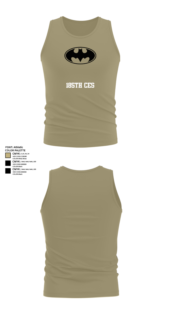 Tank Top, 185th CES, Navy, Teamtime, Team time, sublimation, custom sports apparel, team uniforms, spirit wear, spiritwear, sports uniforms, custom shirts, team store, custom team store, fundraiser sports, apparel fundraiser
