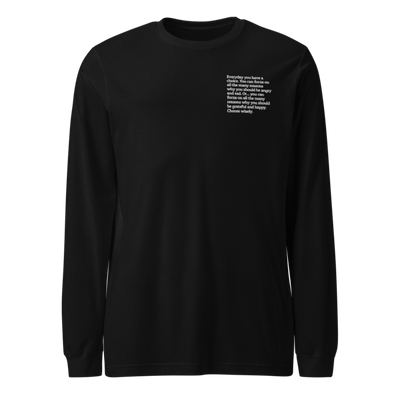 A Leg Up Productions, LLC 17376636 Unisex Long Sleeve Tee | Bella + Canvas 3501