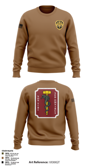 Crew Neck Sweatshirt, Hammer platoon, 566th MCAS, Army, Teamtime, Team time, sublimation, custom sports apparel, team uniforms, spirit wear, spiritwear, sports uniforms, custom shirts, team store, custom team store, fundraiser sports, apparel fundraiser