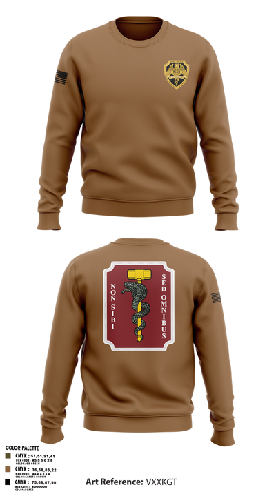 Hammer platoon, 566th MCAS 87088190 Crew Neck Sweatshirt - 2