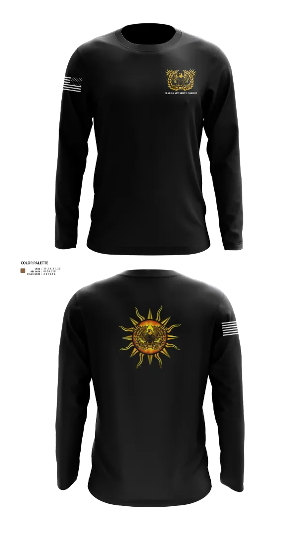 Long Sleeve Performance Shirt, FLARNG SUNSHINE COHORT, , Teamtime, Team time, sublimation, custom sports apparel, team uniforms, spirit wear, spiritwear, sports uniforms, custom shirts, team store, custom team store, fundraiser sports, apparel fundraiser
