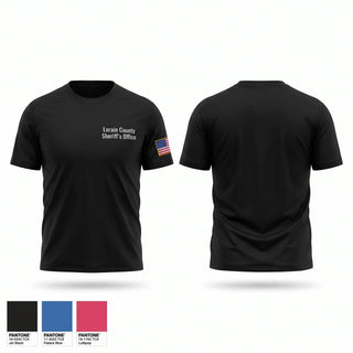 Short Sleeve Performance Shirt, Lorain County Sheriff’s Office, Police, Teamtime, Team time, sublimation, custom sports apparel, team uniforms, spirit wear, spiritwear, sports uniforms, custom shirts, team store, custom team store, fundraiser sports, apparel fundraiser
