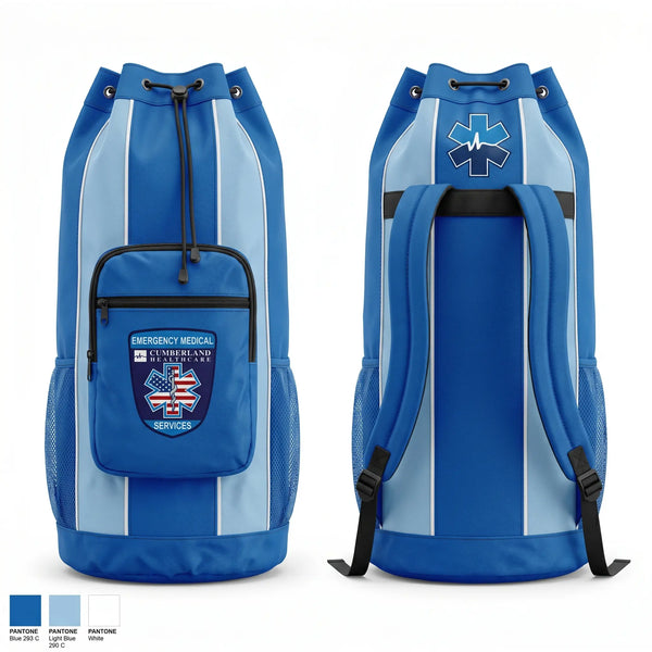 Gear Bag, Cumberland Healthcare, EMS/EMT, Teamtime, Team time, sublimation, custom sports apparel, team uniforms, spirit wear, spiritwear, sports uniforms, custom shirts, team store, custom team store, fundraiser sports, apparel fundraiser