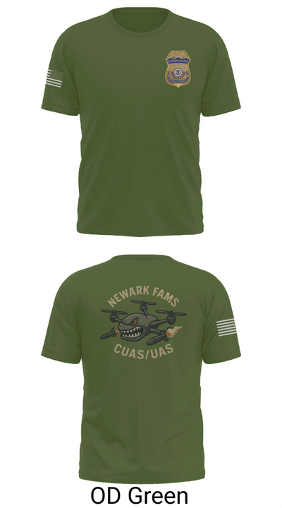 Newark FAMS 70077799 Short Sleeve Performance Shirt - 53