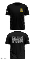 Atkins Volunteer Fire Department 32656276 Old School Cotton Feel Shirt - 2
