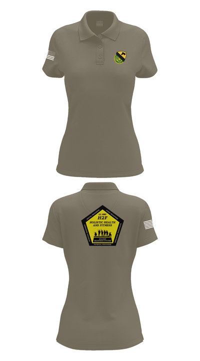 1st Cav 3CR 22311703 Women's Short Sleeve Performance Polo  - 75
