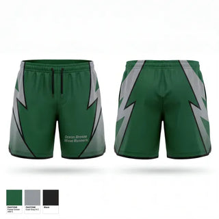 Athletic Shorts With Pockets, Ocean Breeze Wave Runners, Track & Field, Teamtime, Team time, sublimation, custom sports apparel, team uniforms, spirit wear, spiritwear, sports uniforms, custom shirts, team store, custom team store, fundraiser sports, apparel fundraiser