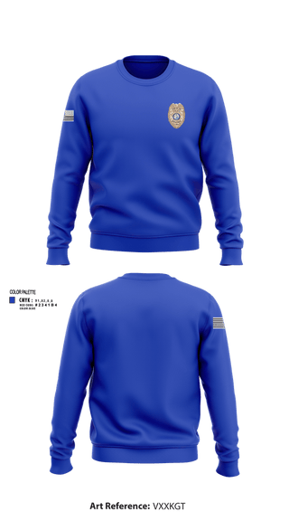 Crew Neck Sweatshirt, Port St. Joe Police Department, Police, Teamtime, Team time, sublimation, custom sports apparel, team uniforms, spirit wear, spiritwear, sports uniforms, custom shirts, team store, custom team store, fundraiser sports, apparel fundraiser