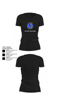 103d SECURITY FORCES SQUADRON 19845829 Women's Short Sleeve V-neck Shirt - 24
