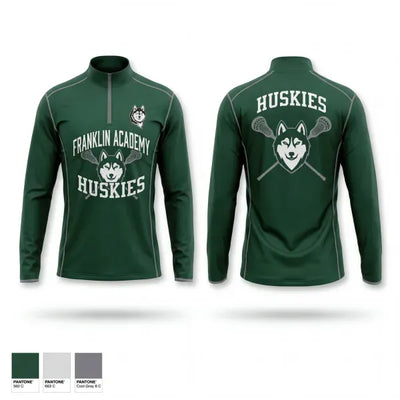 Franklin Academy Huskies 94222835 Quarter Zip Jacket - 1