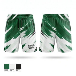 Athletic Shorts With Pockets, Schuyler Warriors, Track & Field, Teamtime, Team time, sublimation, custom sports apparel, team uniforms, spirit wear, spiritwear, sports uniforms, custom shirts, team store, custom team store, fundraiser sports, apparel fundraiser