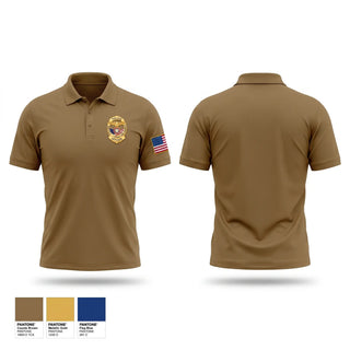 Short Sleeve Performance Polo, Haskell Police Department, Police, Teamtime, Team time, sublimation, custom sports apparel, team uniforms, spirit wear, spiritwear, sports uniforms, custom shirts, team store, custom team store, fundraiser sports, apparel fundraiser