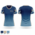 Prominence Security Inc 26013043 Women's Short Sleeve V-neck Shirt - 1