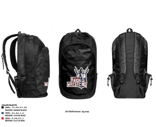 Gear Bag, Lawrence County Knights, Wrestling, Teamtime, Team time, sublimation, custom sports apparel, team uniforms, spirit wear, spiritwear, sports uniforms, custom shirts, team store, custom team store, fundraiser sports, apparel fundraiser