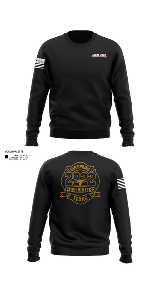 Crew Neck Sweatshirt, Local 2922, Fire Department, Teamtime, Team time, sublimation, custom sports apparel, team uniforms, spirit wear, spiritwear, sports uniforms, custom shirts, team store, custom team store, fundraiser sports, apparel fundraiser