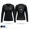 The UNC System BLET Women's Long Sleeve V-neck Shirt - 1