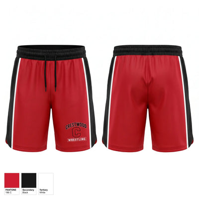 CRESTWOOD comets Athletic Shorts With Pockets - 1