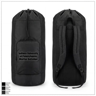 Gear Bag, Indiana University of Pennsylvania Warrior Battalion, Army, Teamtime, Team time, sublimation, custom sports apparel, team uniforms, spirit wear, spiritwear, sports uniforms, custom shirts, team store, custom team store, fundraiser sports, apparel fundraiser