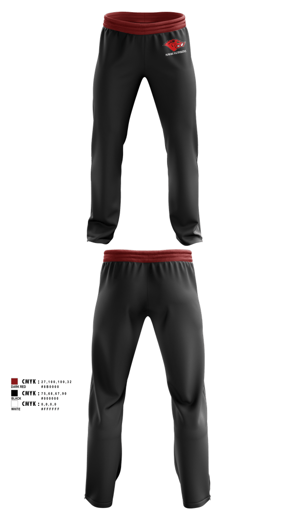 Sweatpants, Panama Razorbacks, , Teamtime, Team time, sublimation, custom sports apparel, team uniforms, spirit wear, spiritwear, sports uniforms, custom shirts, team store, custom team store, fundraiser sports, apparel fundraiser