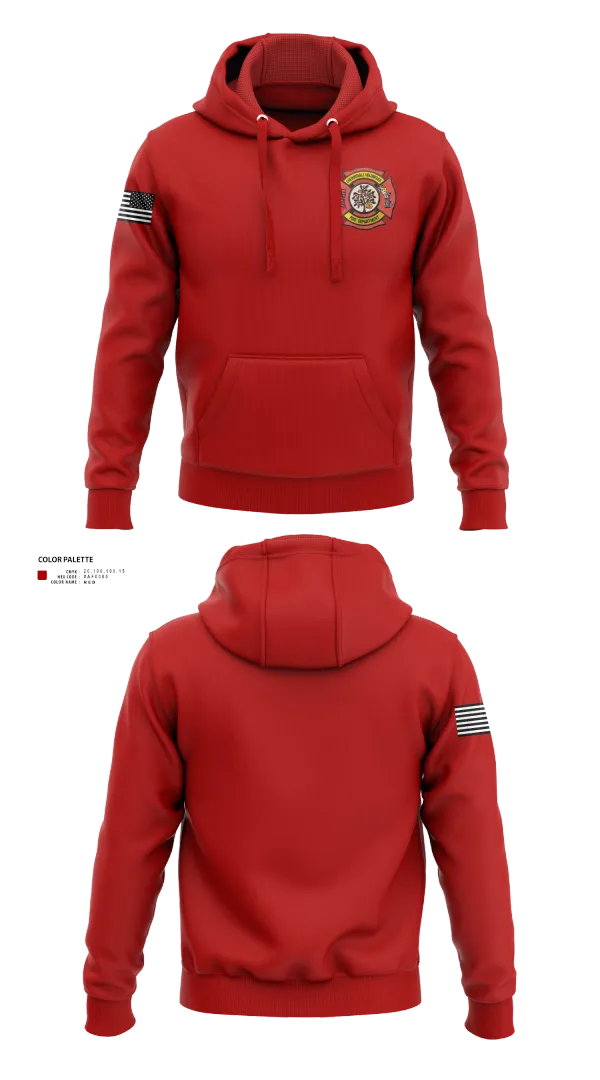Hoodie, Cherrydale Volunteer Fire Department, , Teamtime, Team time, sublimation, custom sports apparel, team uniforms, spirit wear, spiritwear, sports uniforms, custom shirts, team store, custom team store, fundraiser sports, apparel fundraiser