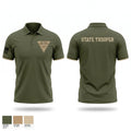 New Jersey State Police - IT Services Unit 76493253 Short Sleeve Performance Polo - 1