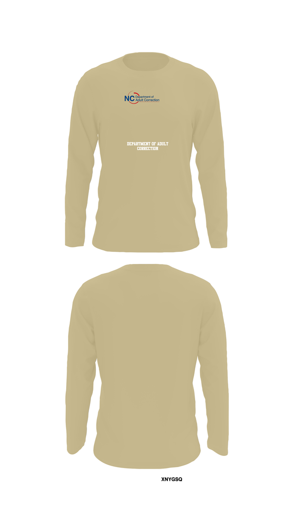 Long Sleeve Performance Shirt, Department of Adult CorrectionNorth Carolina Department of Adult Corrections, Police, Teamtime, Team time, sublimation, custom sports apparel, team uniforms, spirit wear, spiritwear, sports uniforms, custom shirts, team store, custom team store, fundraiser sports, apparel fundraiser