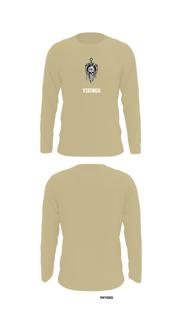 Long Sleeve Performance Shirt, Vikings, , Teamtime, Team time, sublimation, custom sports apparel, team uniforms, spirit wear, spiritwear, sports uniforms, custom shirts, team store, custom team store, fundraiser sports, apparel fundraiser