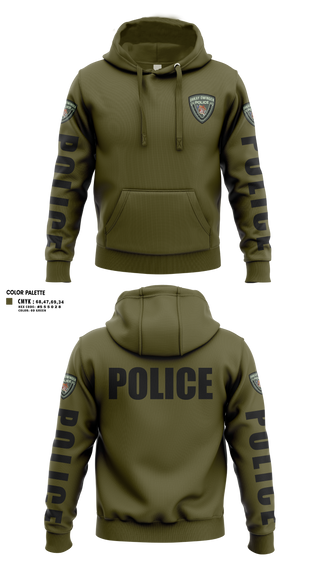 Hoodie, Ohkay Owingeh Police Department, Police, Teamtime, Team time, sublimation, custom sports apparel, team uniforms, spirit wear, spiritwear, sports uniforms, custom shirts, team store, custom team store, fundraiser sports, apparel fundraiser