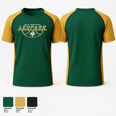 Belle Vernon Area Basketball 5055098 Short Sleeve Performance Shirt - 1