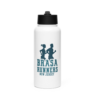 Brasa Runners NJ 22301494 Stainless Steel Water Bottle with a Straw Lid