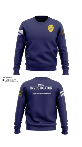 Crew Neck Sweatshirt, Metro Crime Suppression Detail, Police, Teamtime, Team time, sublimation, custom sports apparel, team uniforms, spirit wear, spiritwear, sports uniforms, custom shirts, team store, custom team store, fundraiser sports, apparel fundraiser