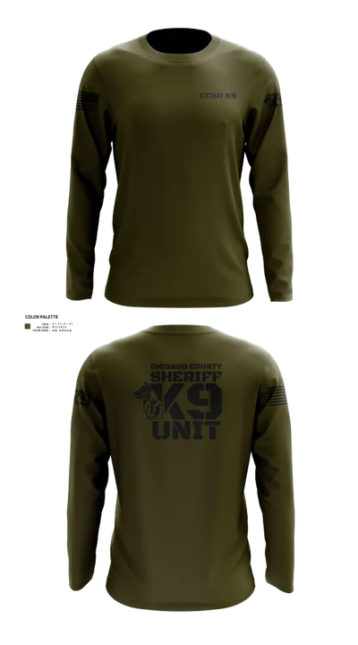 Chisago County K9 Unit 88074556 Long Sleeve Performance Shirt 112