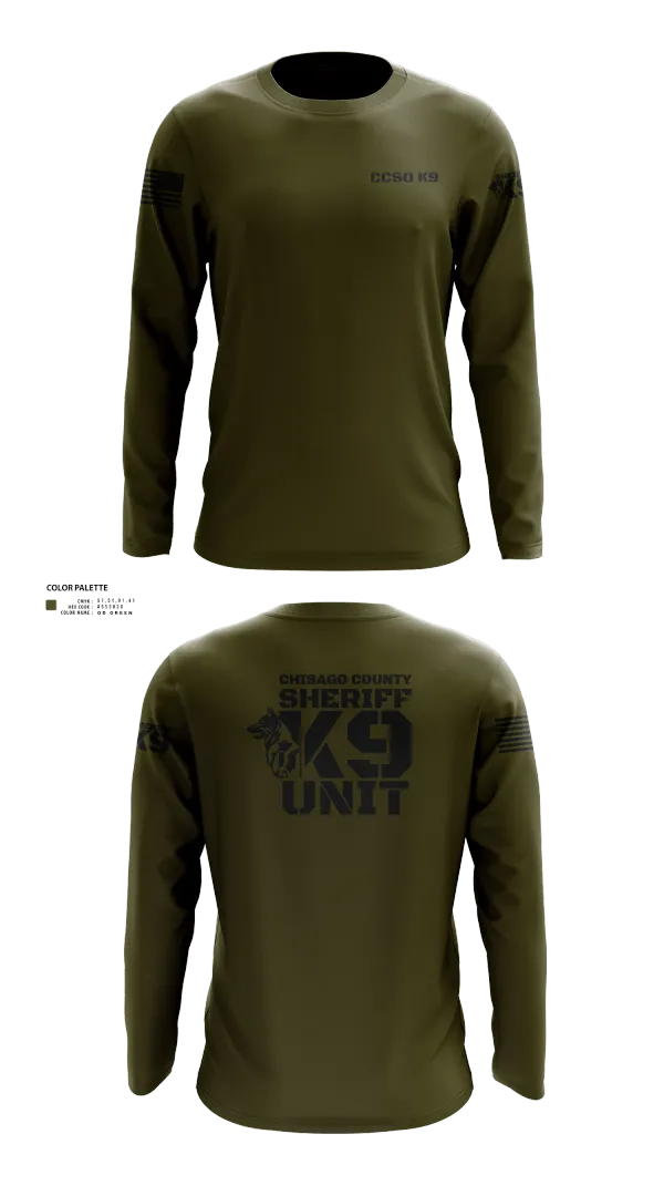 Long Sleeve Performance Shirt, Chisago County K9 Unit, , Teamtime, Team time, sublimation, custom sports apparel, team uniforms, spirit wear, spiritwear, sports uniforms, custom shirts, team store, custom team store, fundraiser sports, apparel fundraiser