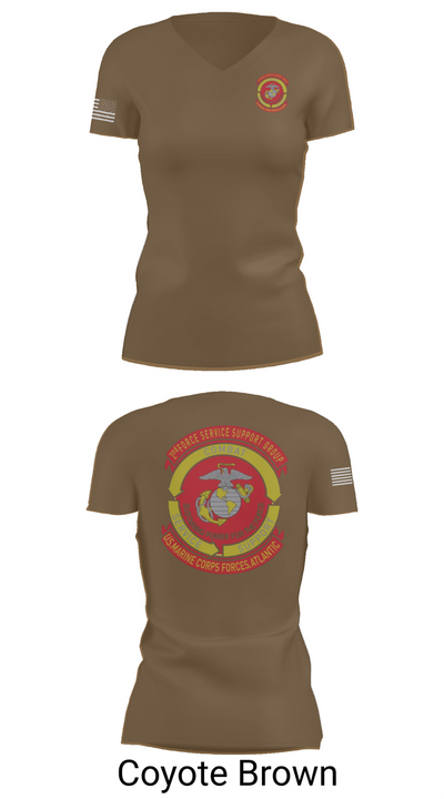 Det ‘A’ 2nd FSSG 3406269 Women's Short Sleeve V-neck Shirt - 8
