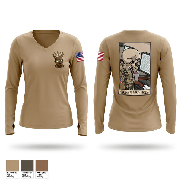 Womens Long Sleeve Vneck Shirt, 41st Engineer Battalion, Army, Teamtime, Team time, sublimation, custom sports apparel, team uniforms, spirit wear, spiritwear, sports uniforms, custom shirts, team store, custom team store, fundraiser sports, apparel fundraiser