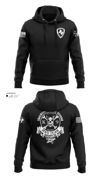 Hoodie, Aberdeen Proving Ground Police Department, Police, Teamtime, Team time, sublimation, custom sports apparel, team uniforms, spirit wear, spiritwear, sports uniforms, custom shirts, team store, custom team store, fundraiser sports, apparel fundraiser