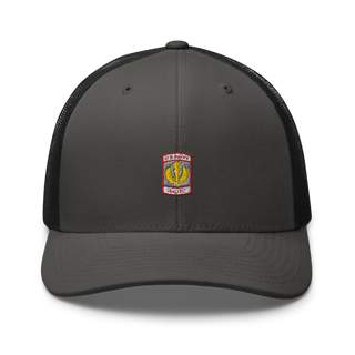 Lewis County Lions 17232794 Retro Trucker Hat | Yupoong 6606