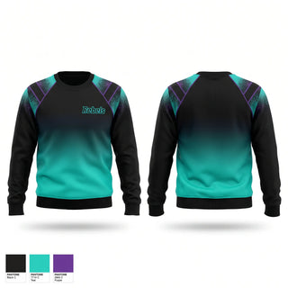 Crew Neck Sweatshirt, Rebels, Baseball, Teamtime, Team time, sublimation, custom sports apparel, team uniforms, spirit wear, spiritwear, sports uniforms, custom shirts, team store, custom team store, fundraiser sports, apparel fundraiser