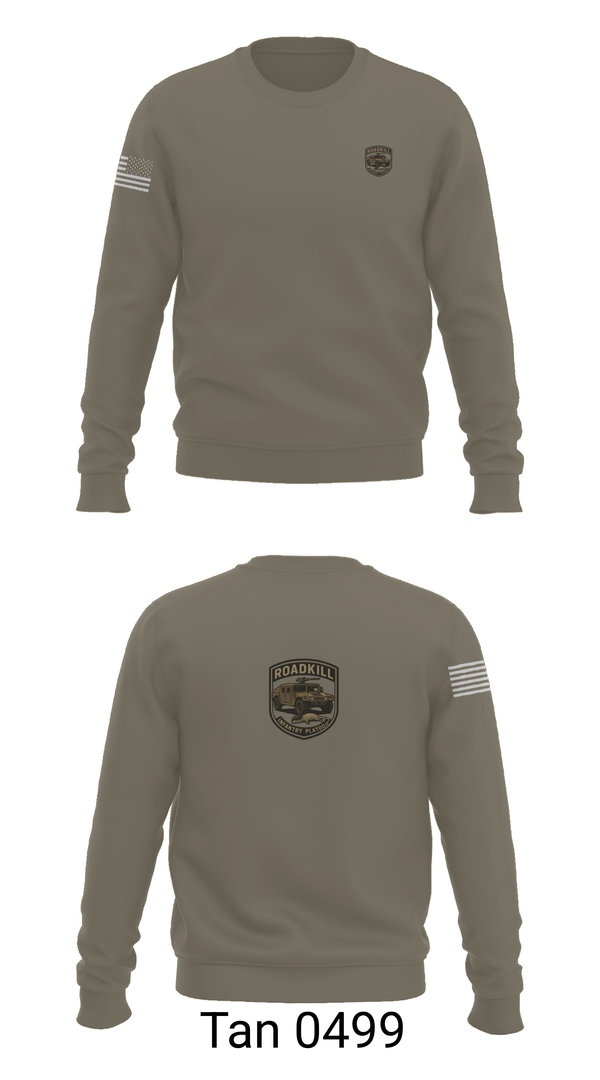 Crew Neck Sweatshirt, ROADKILL, , Teamtime, Team time, sublimation, custom sports apparel, team uniforms, spirit wear, spiritwear, sports uniforms, custom shirts, team store, custom team store, fundraiser sports, apparel fundraiser