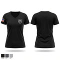 Bishop Police Department Women's Short Sleeve V-neck Shirt - 1