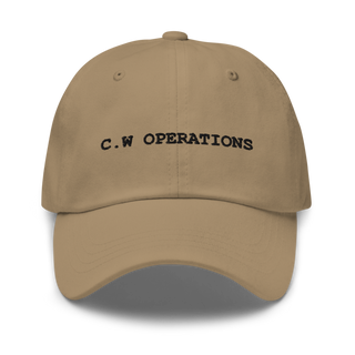 C.W Operations 41850268 Classic Dad Hat | Yupoong 6245CM