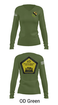 1st Cav 3CR 22311703 Women's Long Sleeve V-neck Shirt - 57