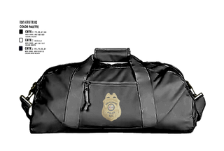 Duffle Bag, New Ellenton Police Department, Police, Teamtime, Team time, sublimation, custom sports apparel, team uniforms, spirit wear, spiritwear, sports uniforms, custom shirts, team store, custom team store, fundraiser sports, apparel fundraiser
