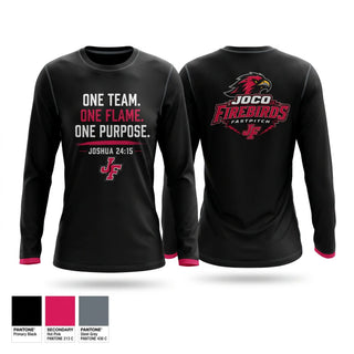Long Sleeve Performance Shirt, JoCo Firebirds, Softball, Teamtime, Team time, sublimation, custom sports apparel, team uniforms, spirit wear, spiritwear, sports uniforms, custom shirts, team store, custom team store, fundraiser sports, apparel fundraiser
