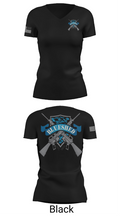 Blueshed Gun Shop 36061412 Women's Short Sleeve V-neck Shirt - 28