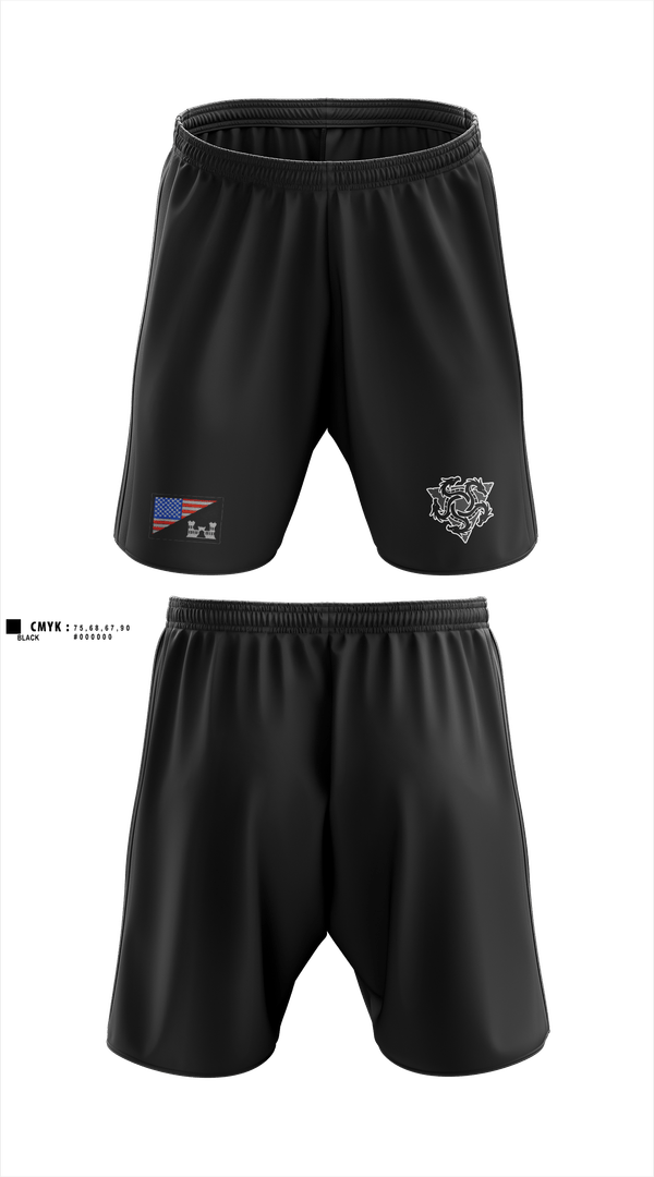 Athletic Shorts With Pockets, 100th MRBC, Army, Teamtime, Team time, sublimation, custom sports apparel, team uniforms, spirit wear, spiritwear, sports uniforms, custom shirts, team store, custom team store, fundraiser sports, apparel fundraiser